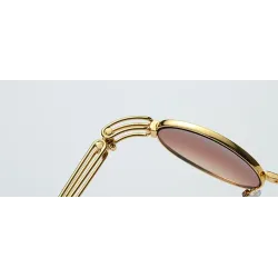 Retro Steampunk Small Round Sunglasses Unisex UV400Sunglasses