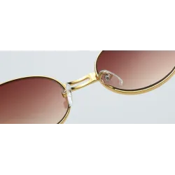 Retro Steampunk Small Round Sunglasses Unisex UV400Sunglasses