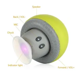 Mini mushroom - wireless Bluetooth speaker - waterproofBluetooth speakers