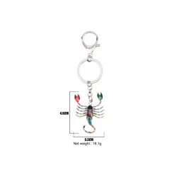 llaveroScorpio Zodiac Sign Keychain Teclado