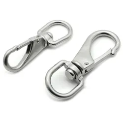 Outdoor & CampingM4 carabiner de muelle giratorio multiusos acero inoxidable 2 piezas