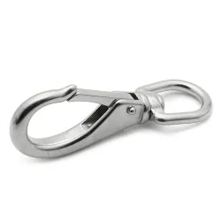 Outdoor & CampingM4 carabiner de muelle giratorio multiusos acero inoxidable 2 piezas