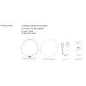 AccesoriosSamsung Galaxy S9 S8 S7 iPhone 8 / X / 8 Plus UMIDIGI Q1 cargador rápido inalámbrico 15W