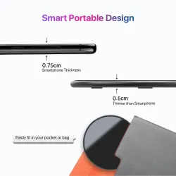 AccesoriosSamsung Galaxy S9 S8 S7 iPhone 8 / X / 8 Plus UMIDIGI Q1 cargador rápido inalámbrico 15W