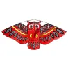 Cometacolorido búho fácil kite de mosca 110 * 50cm