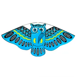 Cometacolorido búho fácil kite de mosca 110 * 50cm