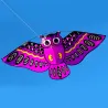 Cometacolorido búho fácil kite de mosca 110 * 50cm