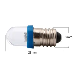 LEDE10 F8 1SMD Bombilla de luz LED 12V 100 piezas