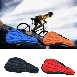 Sillín de bicicletaCojín de funda de silicona 3D