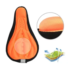 Sillín de bicicletaCojín de funda de silicona 3D