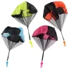 Parachute with soldier figure - hand throwing toy 5 piecesKites