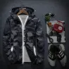 ChaquetasCamuflaje chaqueta capucha rompevientos unisex