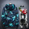 Camouflage hooded jacket windbreaker unisexJackets