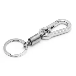 llaverollavero del clip de carabinero de acero inoxidable - llavero