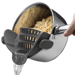 Pot & pan & bowl silicone funnel strainerKitchen