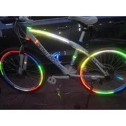 LucesBicicleta rueda borde reflectante pegatina