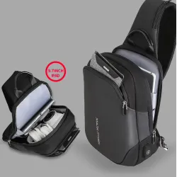 Protección9.7 pulgadas IPad agua repelente hombro bolsa de pecho