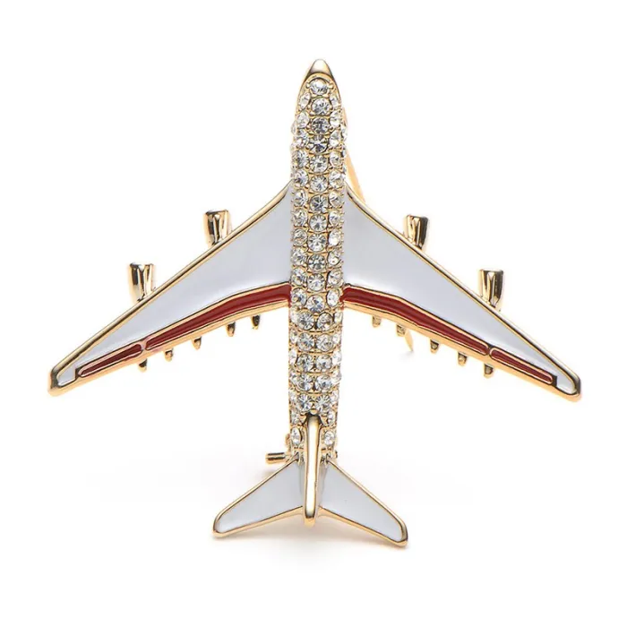 BrochesBroche de avión de cristal