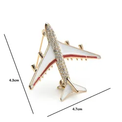 BrochesBroche de avión de cristal