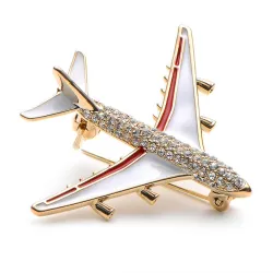 BrochesBroche de avión de cristal