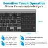 TecladosMini teclado inalámbrico con touchpad - Air Mouse Android Box - Windows PC