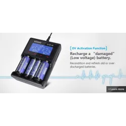 Bateríascargador de batería XTAR VC4 20700 18650 21700 14650 17335 17670 18490 10440 14500 16340 17500 18350 18500 18700 2265...