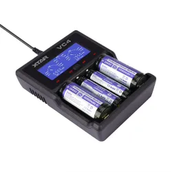 Bateríascargador de batería XTAR VC4 20700 18650 21700 14650 17335 17670 18490 10440 14500 16340 17500 18350 18500 18700 2265...
