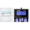 Bateríascargador de batería XTAR VC4 20700 18650 21700 14650 17335 17670 18490 10440 14500 16340 17500 18350 18500 18700 2265...