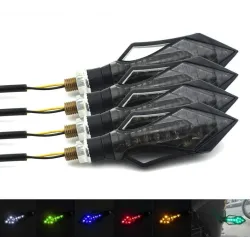 Luces de giroMotocicleta - scooter LED luz de la señal de vuelta con flecha 4 piezas