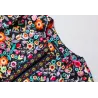 Floral design multicolor elegant short jacketJackets