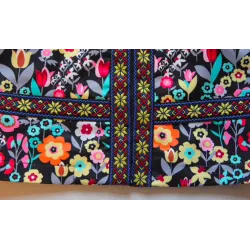 Floral design multicolor elegant short jacketJackets