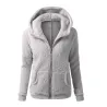 Hoodies & JerséisChaqueta con capucha suave con cremallera