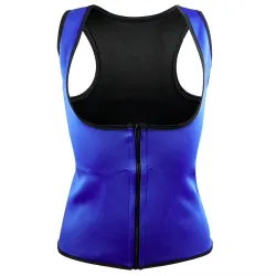 FitnessNeoprene body shaper chaleco con cremallera