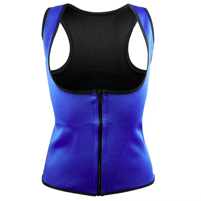 FitnessNeoprene body shaper chaleco con cremallera