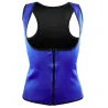 FitnessNeoprene body shaper chaleco con cremallera