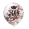 PartyGlobos de látex aniversario de cumpleaños 12 pulgadas 5 piezas