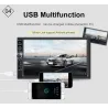 Din 2Radio de coche Bluetooth - DIN 2 - 7'' pantalla táctil LCD - reproductor MP3-MP5 - USB - MirrorLink