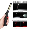COB LED torch - USB rechargeable - with hanging hookSurvival tools