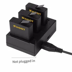 AHDBT-501 battery - three & dual ports USB charger for GoPro 7 /6 / 5 Action CameraBattery & Chargers