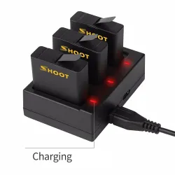 AHDBT-501 battery - three & dual ports USB charger for GoPro 7 /6 / 5 Action CameraBattery & Chargers