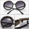 Round crystal sunglasses - UV400Sunglasses