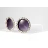 Round crystal sunglasses - UV400Sunglasses