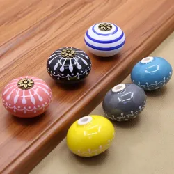 MueblesPuerta de cerámica - mango de cajón - pomo