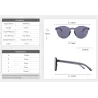 Transparent - plastic sunglasses - unisexSunglasses