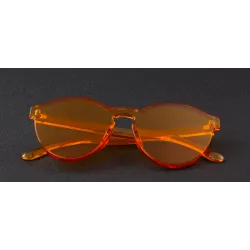 Transparent - plastic sunglasses - unisexSunglasses
