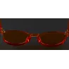 Transparent - plastic sunglasses - unisexSunglasses