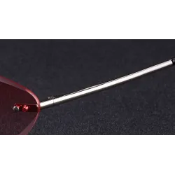 Cat eye - rimless sunglasses - UV400Sunglasses