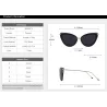 Retro cat eye - alloy frame - oval sunglasses - UV400Sunglasses