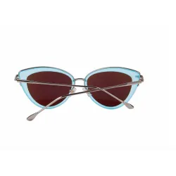 Retro cat eye - alloy frame - oval sunglasses - UV400Sunglasses