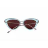 Retro cat eye - alloy frame - oval sunglasses - UV400Sunglasses